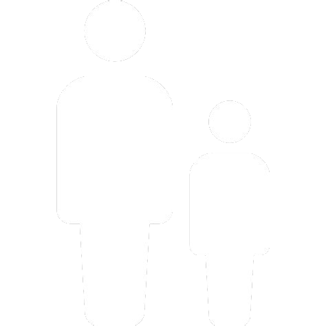 Bild eines Erwachsenen mit einem Kind